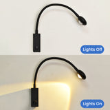 Elerics Black LED Wall Lamp