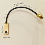 Elerics Gold LED Wall Lamp