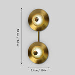 Ellis Gold LED Wall Lamp