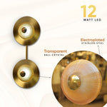 Ellis Gold LED Wall Lamp