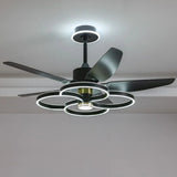 Emilie LED Smart Voice Assist Fan Chandelier