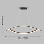 Emryn Modern LED Linear Chandelier
