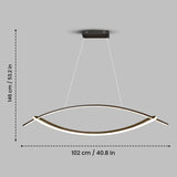 Emryn Modern LED Linear Chandelier