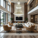 Ensalux Double Height LED Smart Voice Assist Chandelier