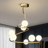 Enthral Gold Smart Voice Assist LED Chandelier