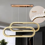 Ezra Modern LED Linear Chandelier
