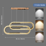 Ezra Modern LED Linear Chandelier