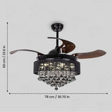 Briza Luxury Fan Chandelier
