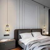 Fira Gold Glass Pendant Light
