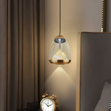 Fira Gold Glass Pendant Light