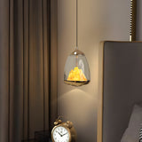 Fira Gold Glass Pendant Light