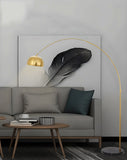 Aurel Modern Gold Floor Lamp