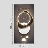 Flare Modern Wall Art Clock