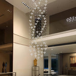 Fleur Double Height Smart Modern LED Chandelier