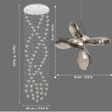 Fleur Double Height Smart Modern LED Chandelier