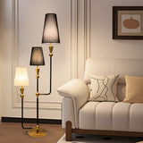 Trivana Modern Designer 3-Shade Floor Lamp