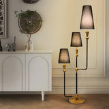Trivana Modern Designer 3-Shade Floor Lamp