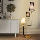 Trivana Modern Designer 3-Shade Floor Lamp