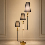 Trivana Modern Designer 3-Shade Floor Lamp