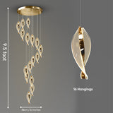 Frisian Double Height Smart Modern LED Chandelier