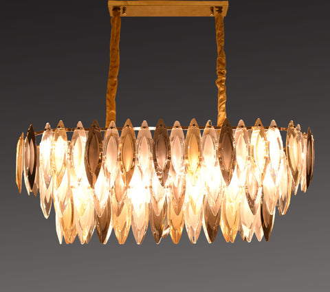 Crystalline Smart Voice Assist Chandelier