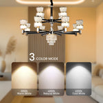 Geneva LED Smart Voice Assist Chandelier