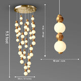 Haelogen Double Height Smart Modern LED Chandelier