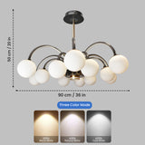 Halley Smart Voice Assist LED Chandelier