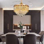 Erstina LED Smart Voice Assist Fan Chandelier