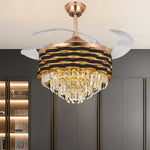 Charl LED Smart Voice Assist Fan Chandelier