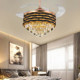 Charl LED Smart Voice Assist Fan Chandelier