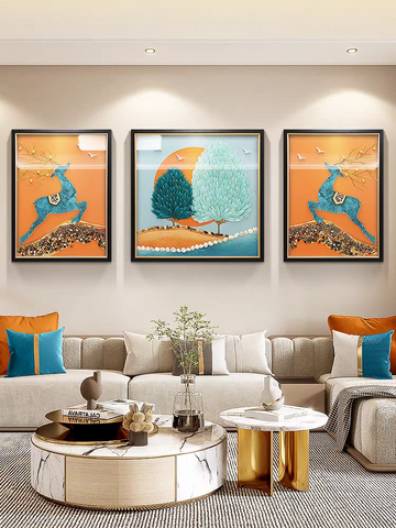 Azure Modern Wall Art