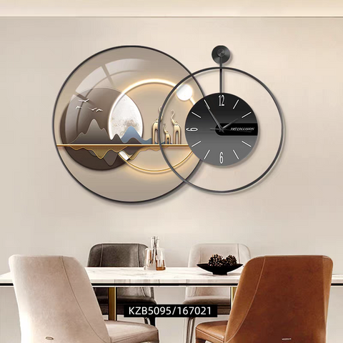 Calf Modern Wall Art Clock