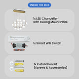 Terra Smart Voice LED Chandelier