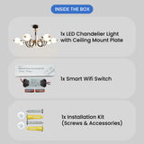 Augma Smart Voice Assist LED Chandelier