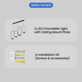 Linea Smart Voice Assist LED Chandelier