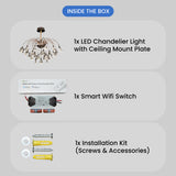Atelier Smart Voice LED Chandelier