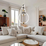 Keaton 3 Ring Modern Smart LED Chandelier