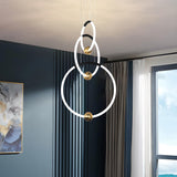 Keaton 3 Ring Modern Smart LED Chandelier