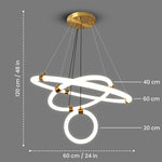 Kleum LED Smart Voice Assist Chandelier