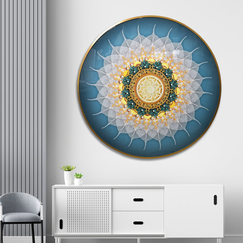 kolam Round Modern Wall Art
