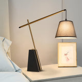 Gravix LED Table Lamp with Premium Fabric Drum Shade