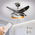 Lexing LED Smart Voice Assist Fan Chandelier