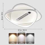 Lyra LED Fan Chandelier