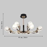 120 Watt Maura LED Smart Voice Assist Chandelier