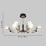 120 Watt Maura LED Smart Voice Assist Chandelier