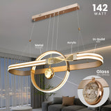 Meddit Modern LED Smart Linear Chandelier
