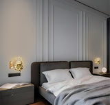 Morika Modern Peacock Crystal Feather Wall Lamp
