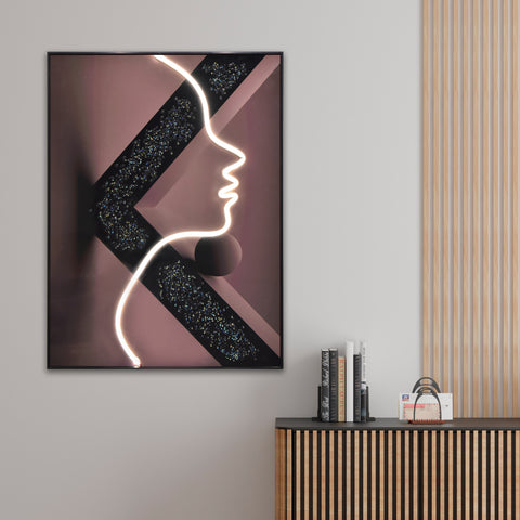 Mush LED Modern Wall Art