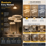 Naira Smart Voice Assist LED Chandelier